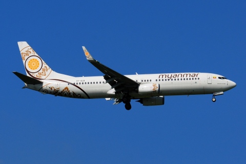 XY-ALB - 737-86N(WL) - Myanmar National Airlines - BKK - 13-11-2016
