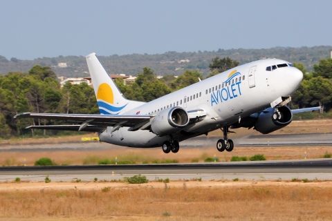 YU-ANJ - 737-3H9 - Aviolet - PMI - 30-08-2016