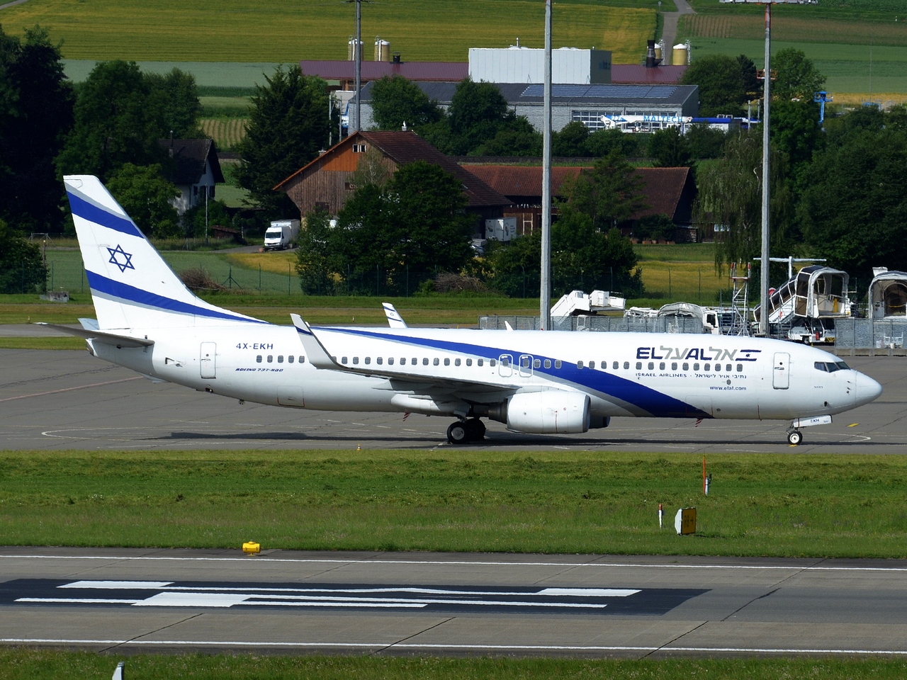 4X-EKH - 737-85P(WL) - El Al Israel Airlines - ZRH - 10-06-2017
