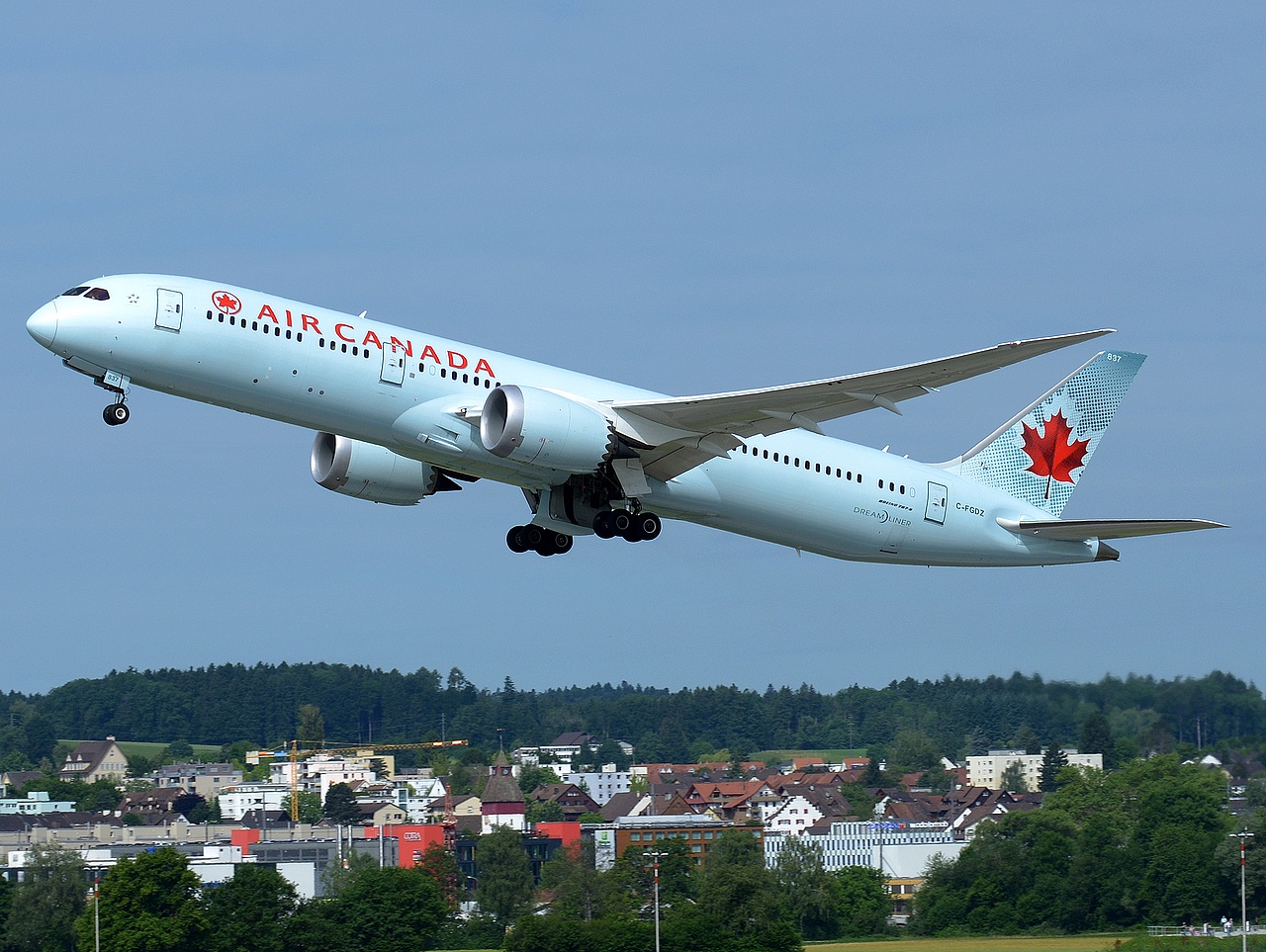 C-FGDZ - 787-9 Dreamliner - Air Canada - ZRH - 10-06-2017b