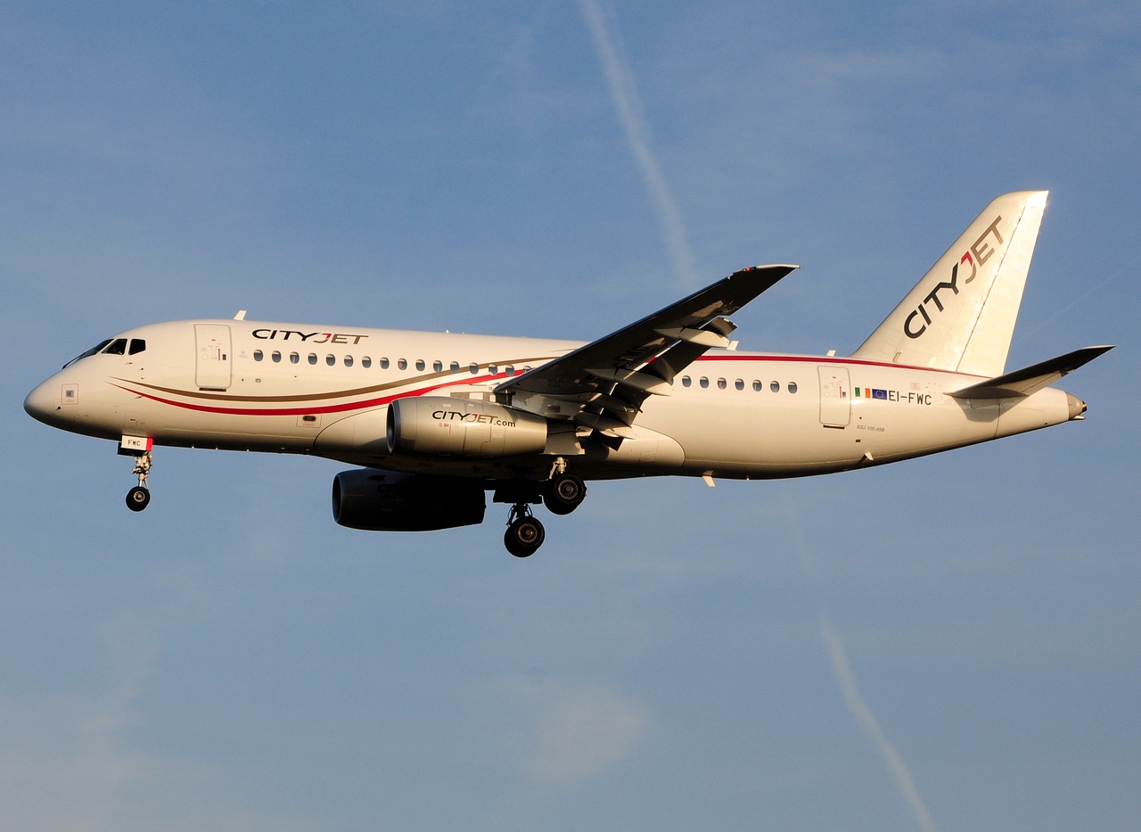 EI-FWC - Superjet 100-95B - Cityjet - BRU - 26-03-2017