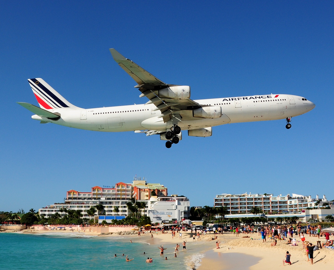 F-GNII - A340-313 - Air France - SXM - 02-02-2017