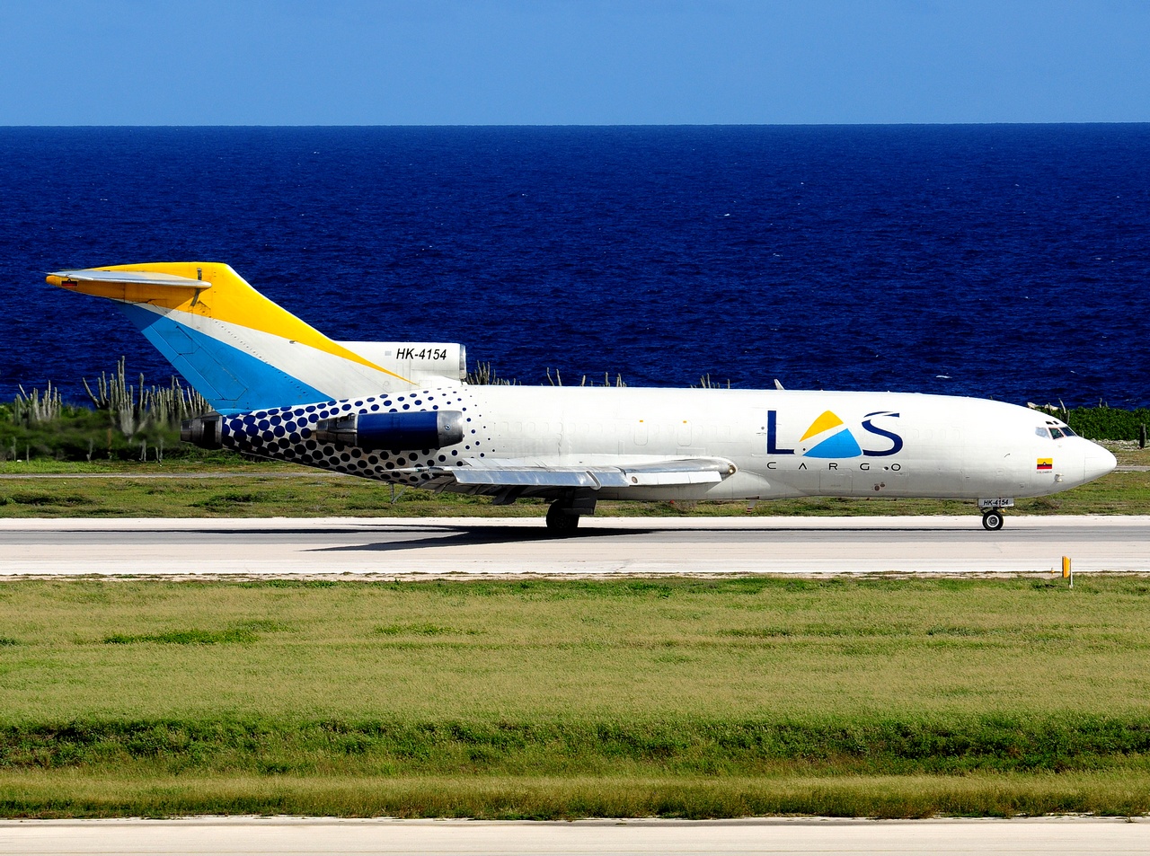 HK-4154 - 727-51F - Lineas Aereas Suramericanas - CUR - 01-12-2017b
