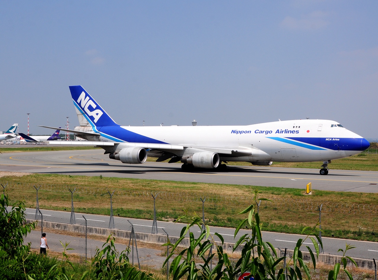JA08KZ - 747-4KZF - Nippon Cargo Airlines - MXP - 11-06-2017