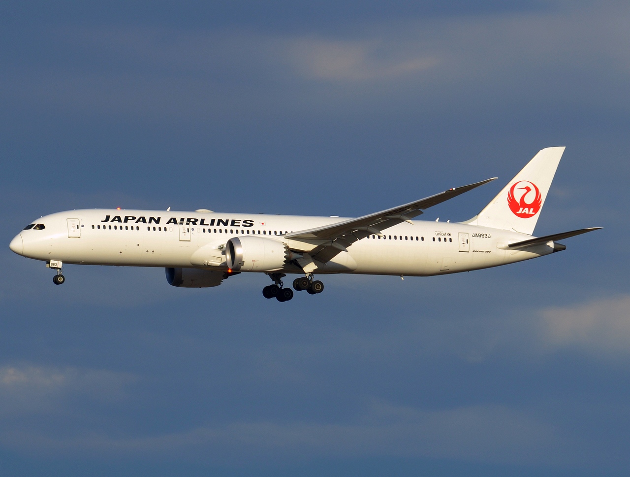 JA863J - 787-9 Dreamliner - Japan Airlines - NRT - 03-03-2017