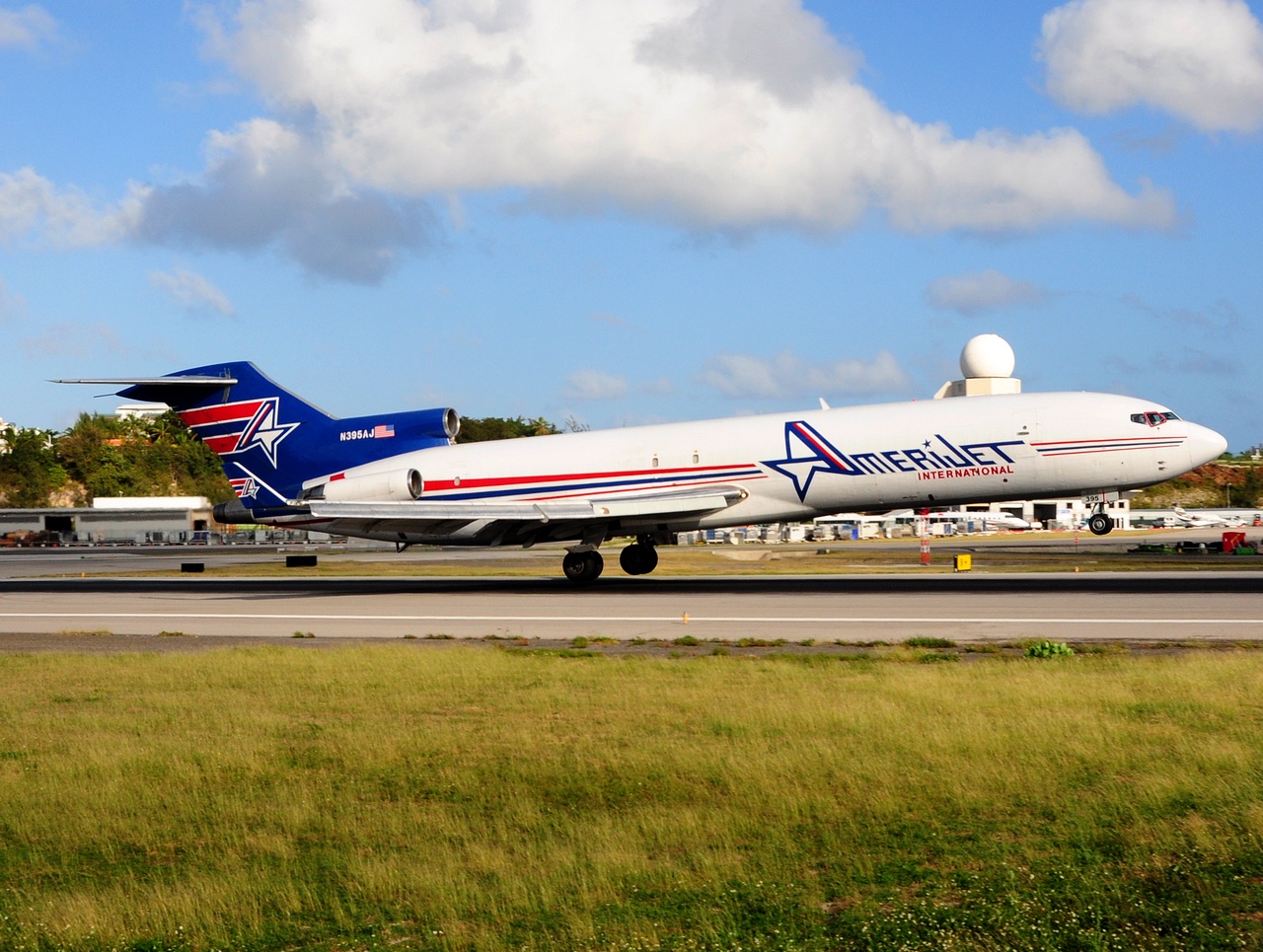 N395AJ - 727-233 - Amerijet International - SXM - 07-02-2017