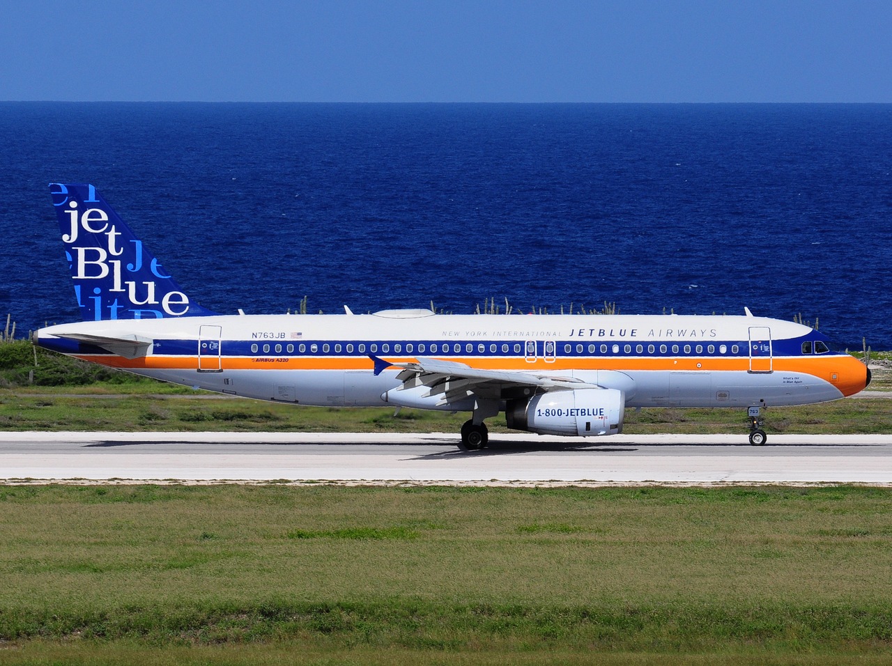 N763JB - A320-232 - JetBlue Airways - CUR - 02-12-2017b