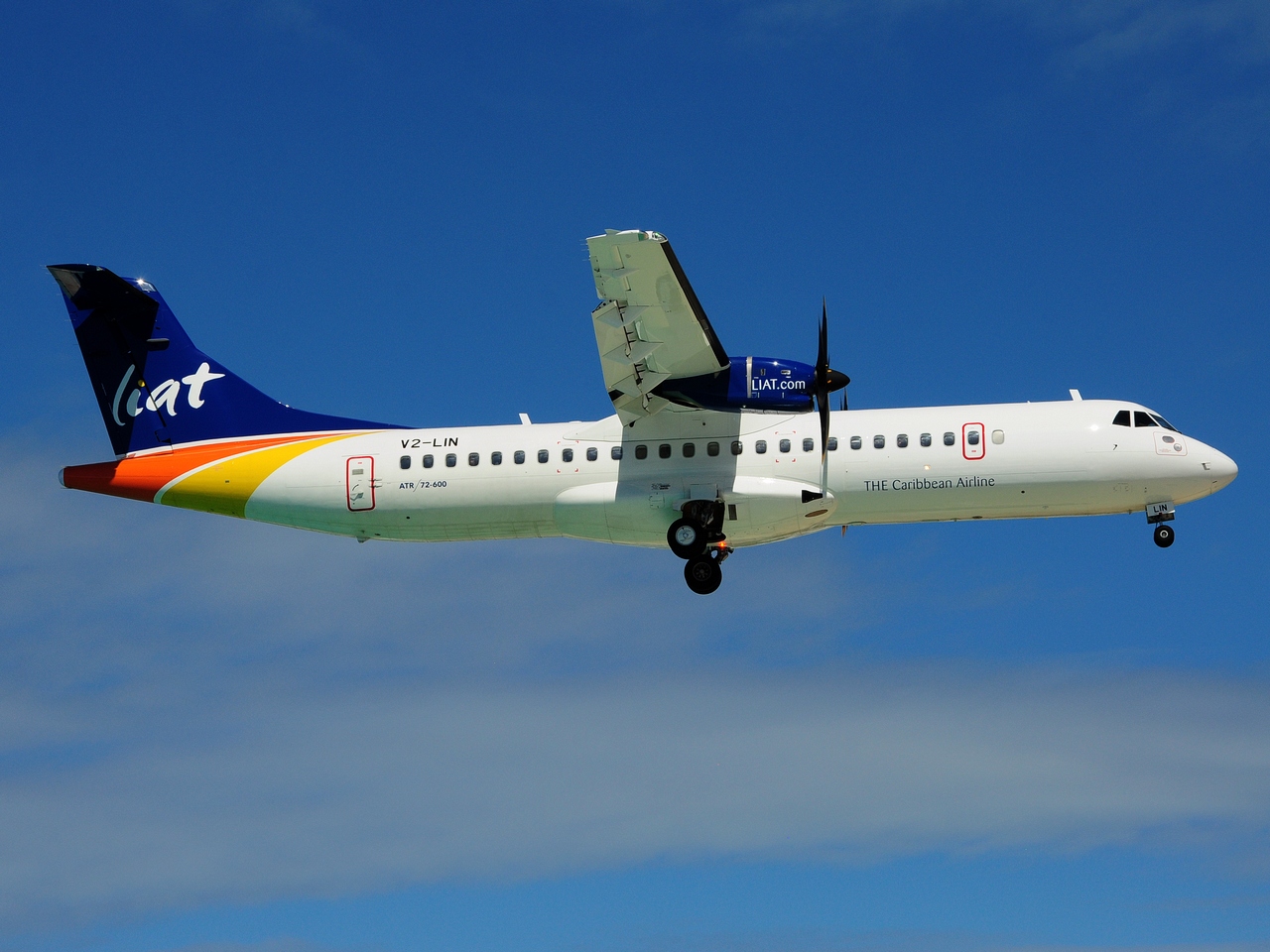 V2-LIN - ATR 72-600 (72-212A) - LIAT - SXM - 31-01-2017