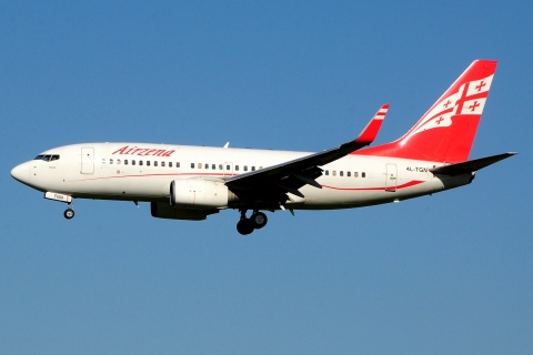 4L-TGN - 737-7BK(WL) - Airzena Georgian Airways - AMS - 27-05-2017