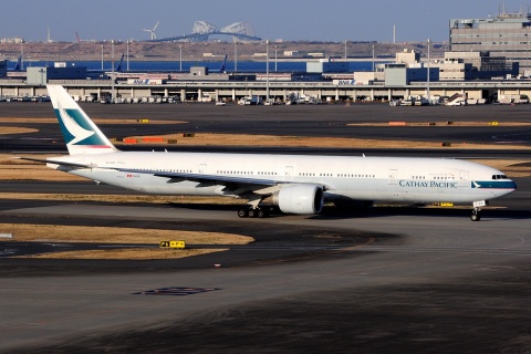B-KPO - 777-367(ER) - Cathay Pacific Airways - HND - 28-02-2017