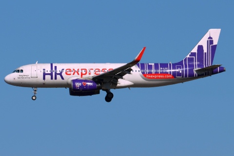 B-LCC - A320-232(WL) - Hong Kong Express - NRT - 03-03-2017