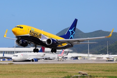 C-GTQI - 737-73S(WL) - Air Transat - SXM - 02-02-2017b