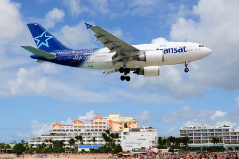 C-GTSH - A310-304 - Air Transat - SXM - 02-02-2017