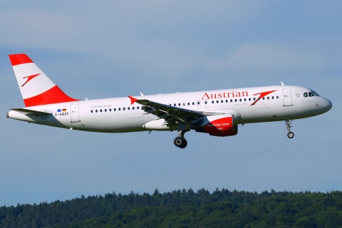 D-ABZF - A320-216 - Austrian Airlines - ZRH - 10-06-2017
