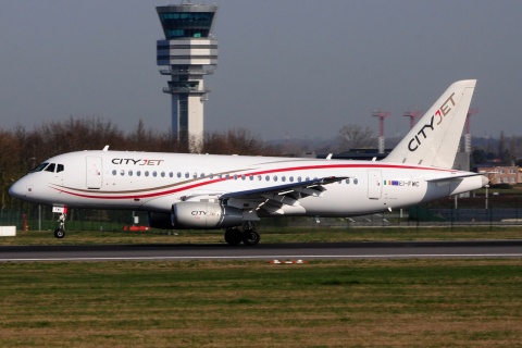 EI-FWC - Superjet 100-95B - Cityjet - BRU - 01-04-2017