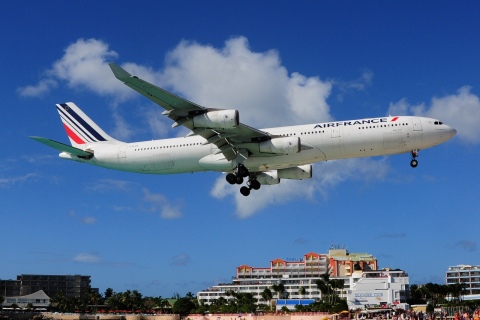 F-GLZK - A340-313 - Air France - SXM - 01-02-2017