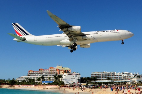 F-GNII - A340-313 - Air France - SXM - 02-02-2017