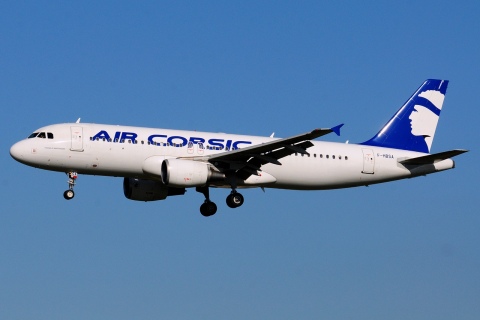 F-HBSA - A320-216 - Air Corsica - CRL - 14-10-2017
