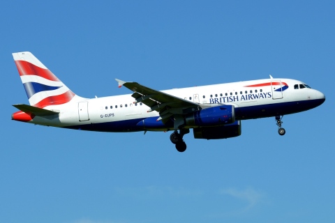 G-EUPS - A319-131 - British Airways - ZRH - 10-06-2017
