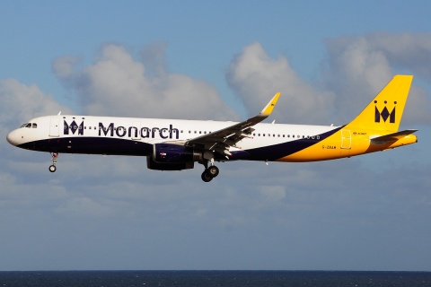 G-ZBAM - A321-231(WL) - Monarch Airlines - ACE - 23-03-2017