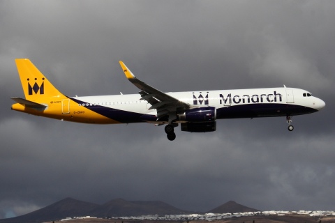 G-ZBAO - A321-231(WL) - Monarch Airlines - ACE - 23-03-2017