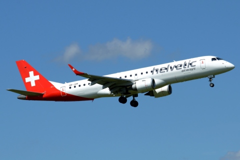 HB-JVR - ERJ-190LR (ERJ-190-100 LR) - Helvetic Airways - ZRH - 10-06-2017