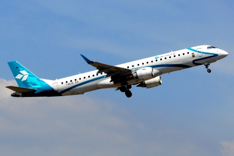 I-ADJO - ERJ-195LR (ERJ-190-200 LR) - Air Dolomiti - CTA - 24-08-2017