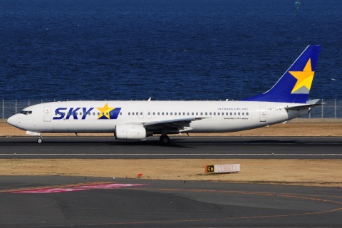 JA737N - 737-8HX - Skymark Airlines - HND - 28-02-2017