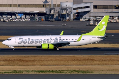 JA802X - 737-81D(W) - Solaseed Air - HND - 28-02-2017