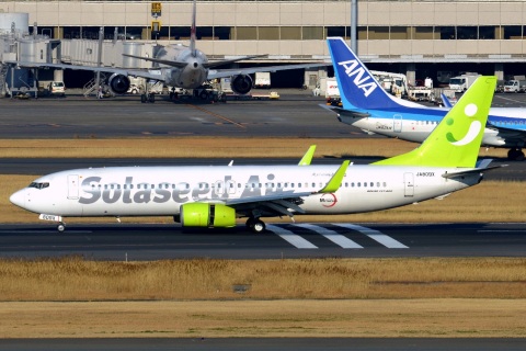 JA809X - 737-86N(WL) - Solaseed Air - HND - 28-02-2017