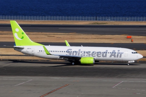 JA811X - 737-86N(WL) - Solaseed Air - HND - 28-02-2017