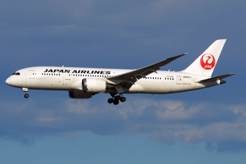 JA825J - 787-8 Dreamliner - Japan Airlines - NRT - 03-03-2017