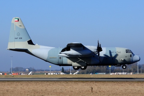 KAF328 - KC-130J-30 Hercules - Kuwait Air Force - LGG - 13-02-2017