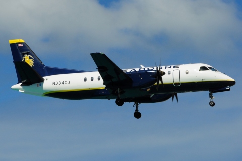 N334CJ - Saab 340B - Seaborne Airlines - SXM - 31-01-2017