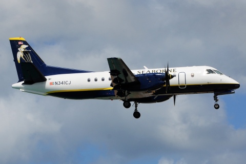 N341CJ - Saab 340B - Seaborne Airlines - SXM - 06-02-2017