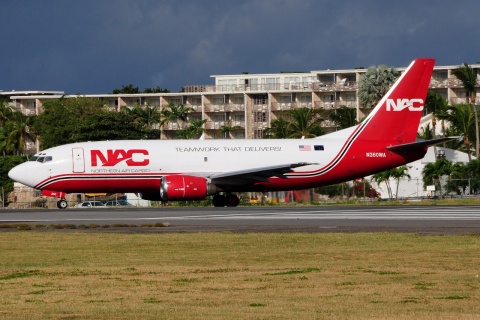 N360WA - 737-301 - Northern Air Cargo - SXM - 31-01-2017