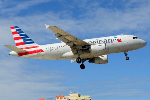 N715UW - A319-112 - American Airlines - SXM - 02-02-2017