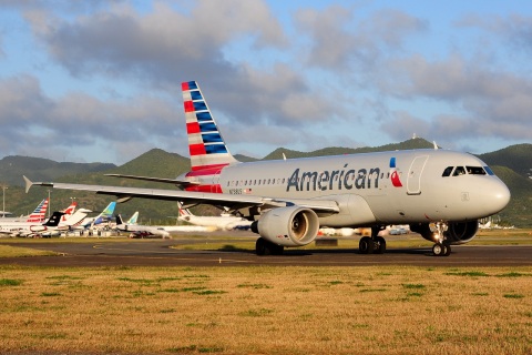 N738US - A319-112 - American Airlines - SXM - 02-02-2017