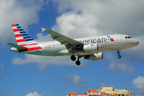 N741UW - A319-112 - American Airlines - SXM - 01-02-2017
