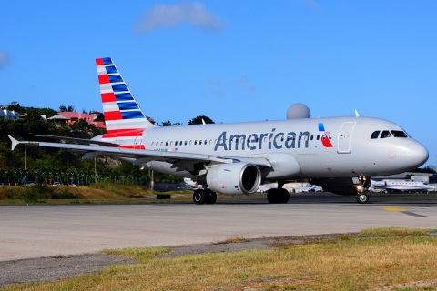 N741UW - A319-112 - American Airlines - SXM - 01-02-2017b