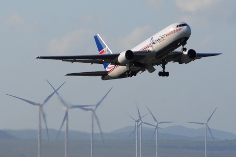 N743AX - 767-232 - Amerijet International - CUR - 27-11-2017