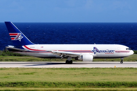 N743AX - 767-232 - Amerijet International - CUR - 30-11-2017