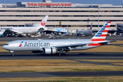 N793AN - 777-223(ER) - American Airlines - HND - 28-02-2017