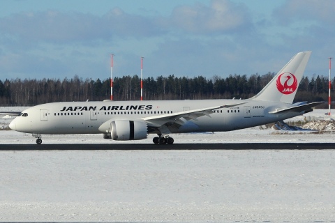N843J - 787-8 Dreamliner - Japan Airlines - HEL - 25-02-2017