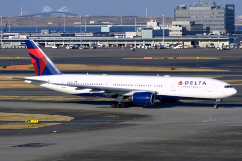 N862DA - 777-232(ER) - Delta Air Lines - HND - 28-02-2017