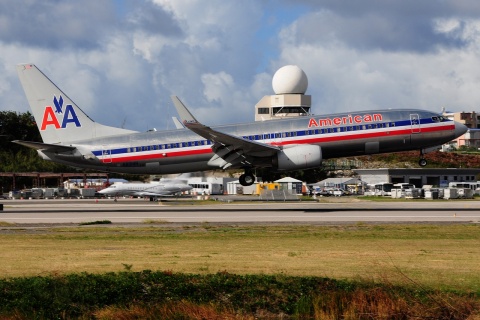 N891NN - 737-823(WL) - American Airlines - SXM - 01-02-2017
