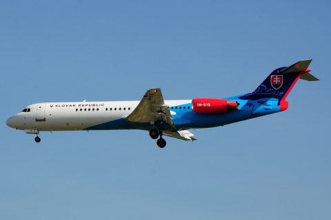 OM-BYB - Fokker 100 - Slovak Government Flying Service - BRU - 26-03-2017