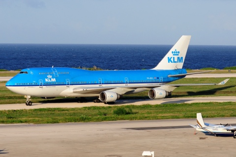 PH-BFL - 747-406 - KLM Royal Dutch Airlines - CUR - 27-11-2017