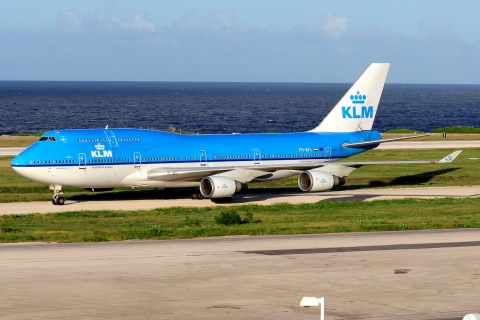PH-BFL - 747-406 - KLM Royal Dutch Airlines - CUR - 29-11-2017