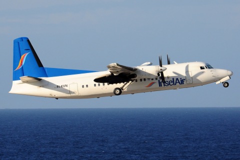 PJ-KVN - Fokker 50 - Insel Air - CUR - 02-12-2017